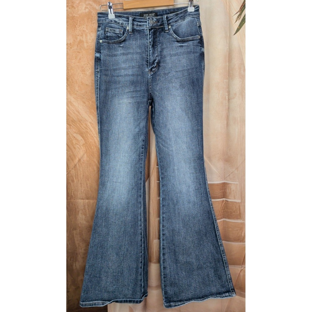 Judy Blue Flare Jeans - Picture 2 of 8